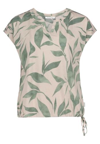 Casual-Shirt L Lässig - Nature/Green