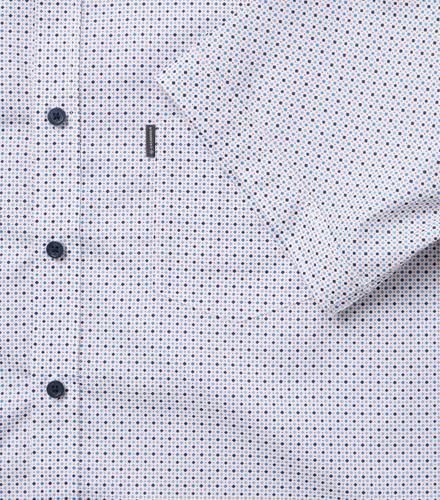 Freizeithemd Kurzarm L Comfort Fit - Blau