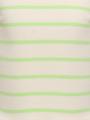 KOGNESSA S/L SHORT STRIPE TOP JRS 134/140 Normal geschnitten - Paradise Green