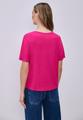 Basic T-Shirt mit Dropped Shoulders 40 - Magenta Dream