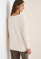 Pullover mit Strukturdetail XL - Oat Milk Beige Melange