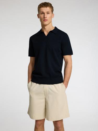 SLHTELLER SS KNIT POLO NOOS