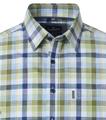Freizeithemd Kurzarm M Casual Fit - Grün