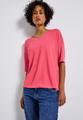 Strick-Look V-Neck T-Shirt