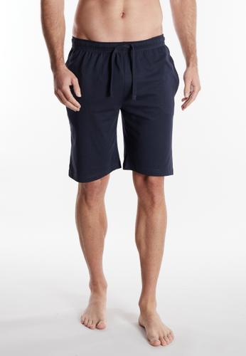 TOM TAILOR Herren Kurze-Hose uni 1er Pack 48 - Blau-dunkel-uni