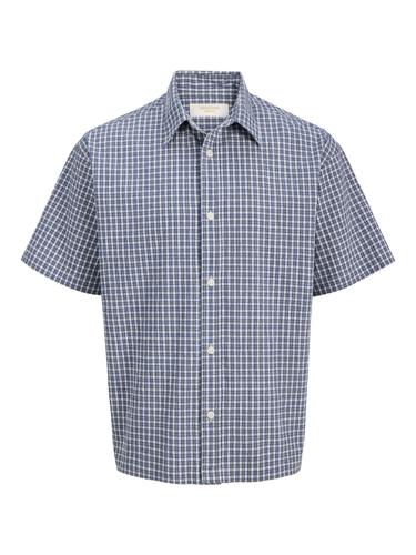 JORCOTEDAZUR SEERSUCKER CHECK SHIRT SS