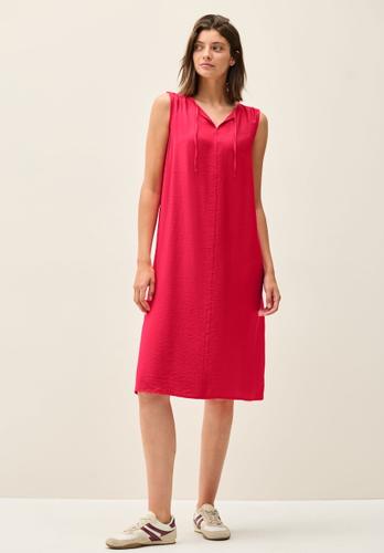Cecil A-Linien-Kleid in Unifarbe - Rot / S