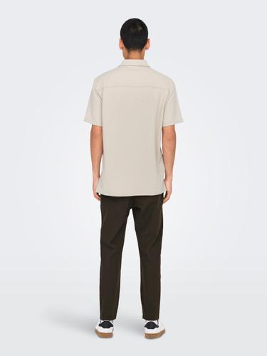 ONSNEWKODYL LIFE REG SS SHIRT NOOS M Normal geschnitten - Moonstruck