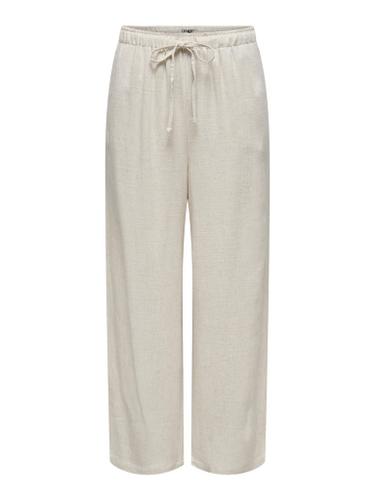 ONLSIESTA MW PULL-UP LINEN BL PNT NOOS