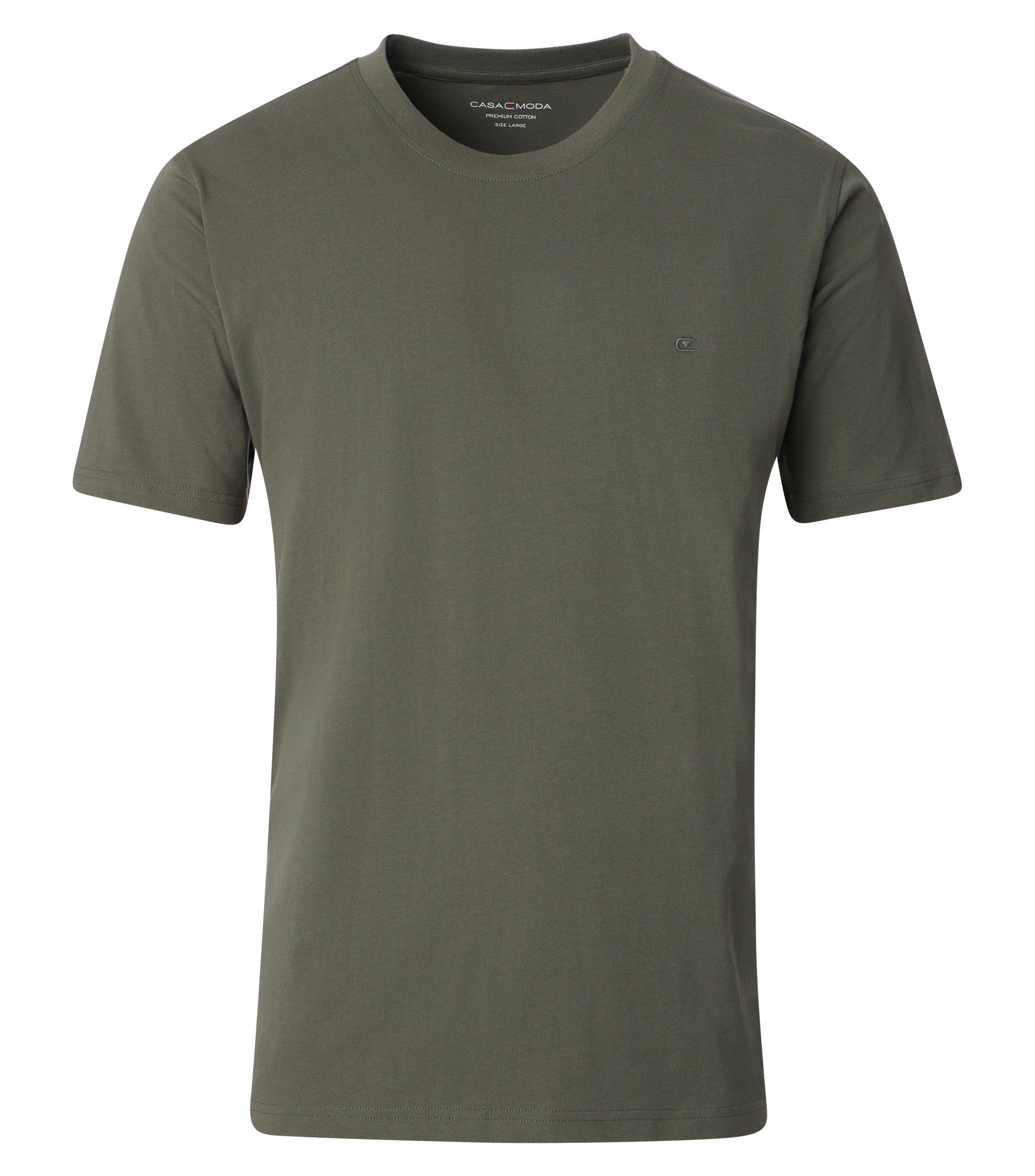 T-Shirt unifarben 004200 M - Grün