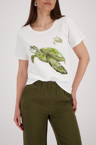 T-Shirt mit Schildkrötenprint