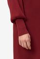 Strickkleid strukturiert U-Boot Ausschnitt 44 - Cabernet
