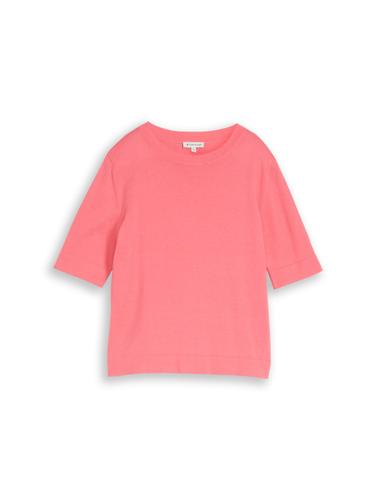 Strickpullover aus Baumwolle L Regular Fit - Soft Coral Pink