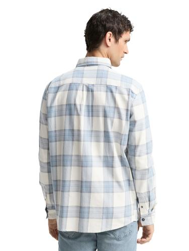 Comfort Fit Hemd mit Karomuster XXL Comfort Fit - White Light Blue Check