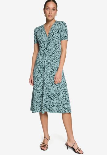Jerseykleid mit Blumenmuster