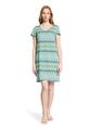 Sommerkleid 48 Figurumspielend - Blau/Grün