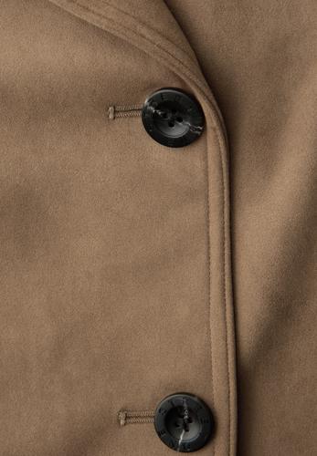 Trenchcoat aus Velours 38 - Cinnamon Brown