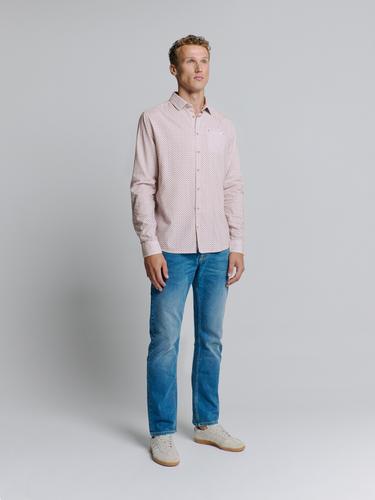 Shirt Allover Printed XL Regular Fit - Mauve