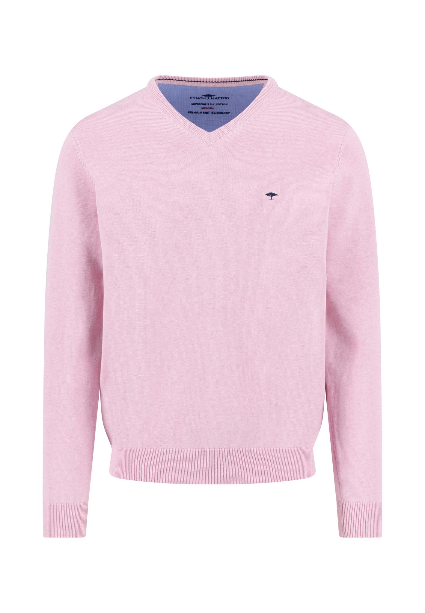 V-Neck, Superfine XXL Casual Fit - Magnolia