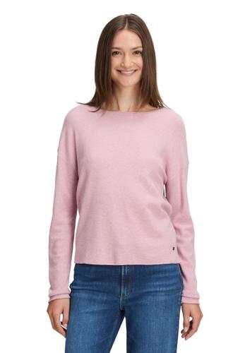 Strickpullover 38 Gerade - Rose Melange