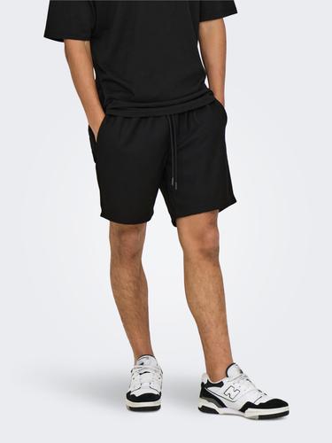 ONSTEL LIFE PLIZZE SHORTS NOOS S Normal geschnitten - Black