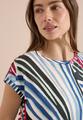 T-Shirt mit Boatneck und Grafikprint S - Palm Breeze Green