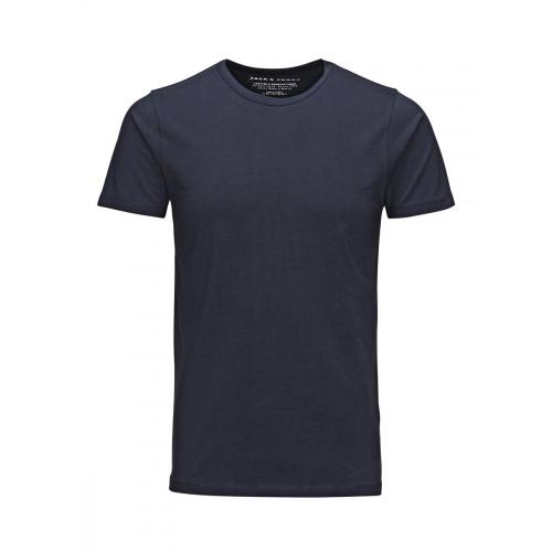 JJEBASIC O-NECK TEE S/S NOOS S Stretch - Navy Blue