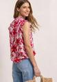 Blusentop mit Split Neck und Rüschen 38 - Off White