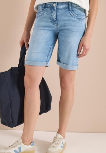 Slim Leg Jeansshorts im Casual Fit 28 - Authentic Used Wash