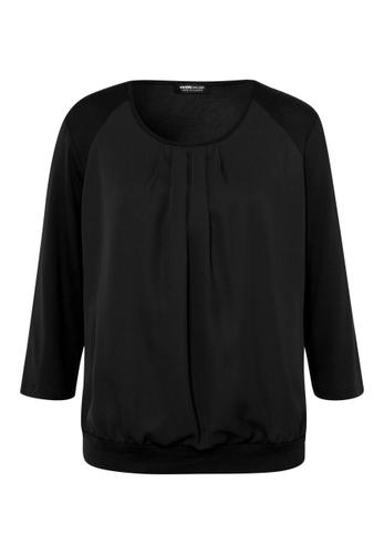 Blusenshirt NOS mit doppeltem Vorderteil