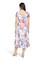 Cocktailkleid 44 Ausgestellt - Blau/Rot