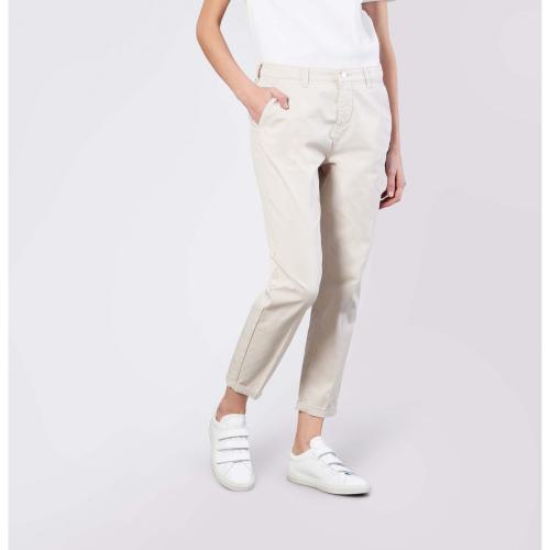 MAC JEANS - CHINO turn up, Authentic stretch gabardi