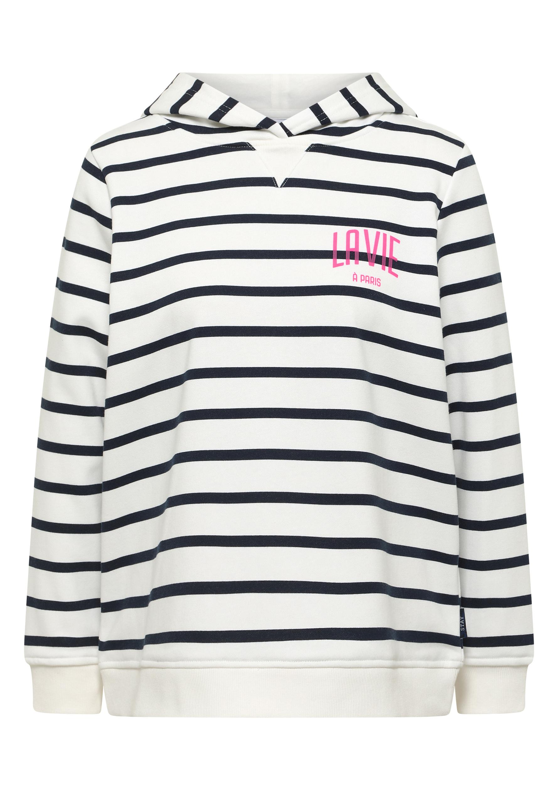 Sweatshirt mit Kapuze und Chestprint M - Universal Blue