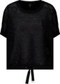 Ajour-Strickpullover mit Strasssteinen