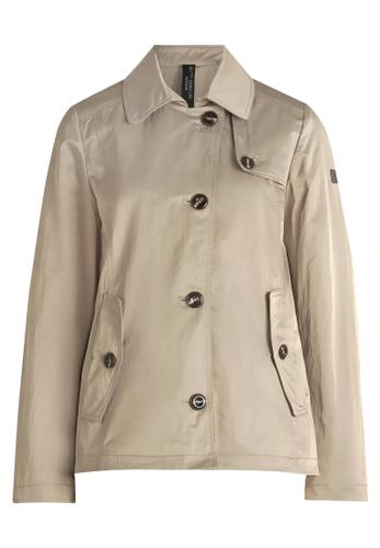 Kurzmantel 38 Ausgestellt - Khaki