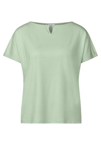Shirt mit Cut-Out 38 - Soft Jade Green