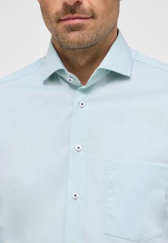 Hemd Chambray Langarm 42/Langarm - 65cm MODERN FIT - Grün