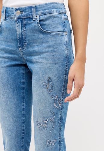CICI CROP BUTTERFLY 34 SLIM FIT - Light Blue Random Used