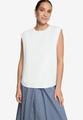 Jersey-Top  mit Rundhalsausschnitt 40 - Brilliant White