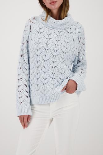 Strickpullover mit Ajour-Muster