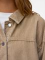 VMJAMIE LS CORDUROY SHACKET MIX NOOS M - Silver Mink