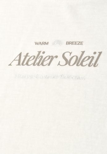 T-Shirt mit Rundhals und Wording