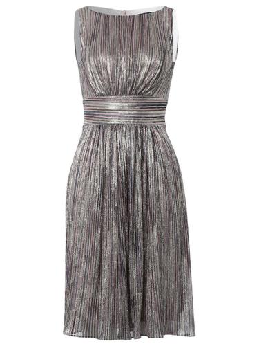 Kleid im Metallic-Look
