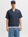 JORMENTON POPLIN STRIPE RESORT SHIRT SS