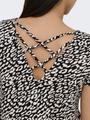 ONLBERA BACK LACE UP S/S TOP JRS NOOS