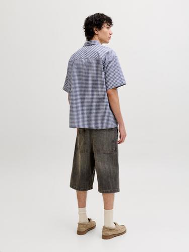 JORCOTEDAZUR SEERSUCKER CHECK SHIRT SS