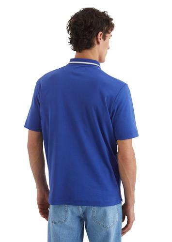 Poloshirt, short sleeve, Tipping on Flatknit Collar, Designed for Circularity