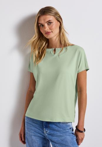 Shirt mit Cut-Out 38 - Soft Jade Green