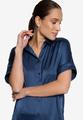 Hemdbluse kurzarm aus Satin