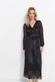 Glam mesh maxi dress